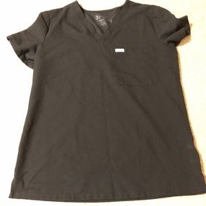 Black size small Figs scrub top